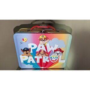 Rainbow paw patrol tin lunchbox